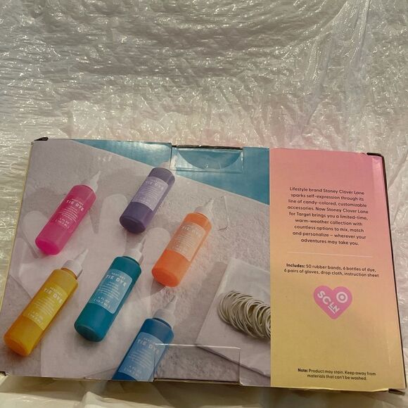 Stoney Clover Lane Tie Dye Kit Limited Edition Collaboration w/Target NWT - Picture 6 of 6